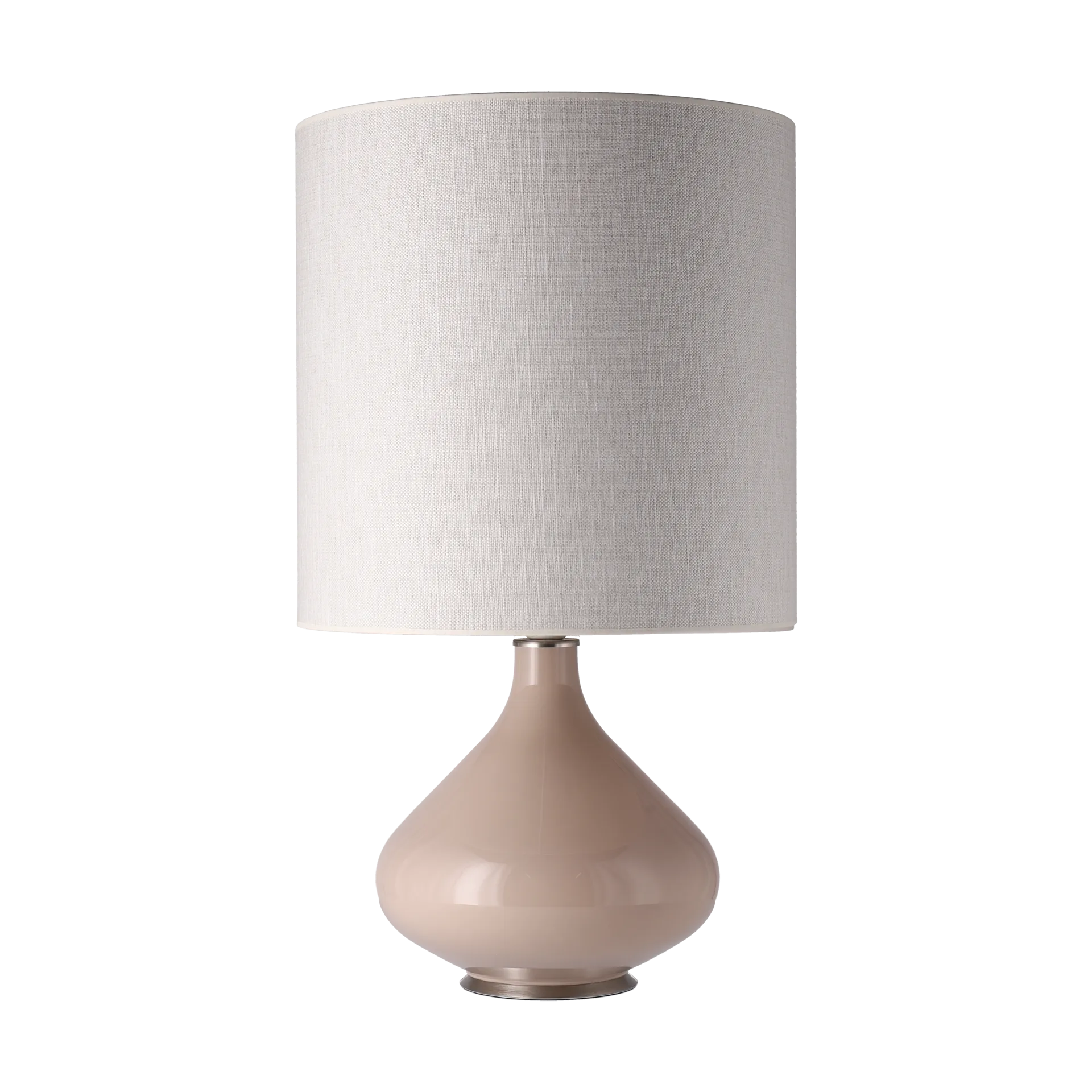 Lampe de table Flavia, base beige, Babel Beige M Flavia Lamps