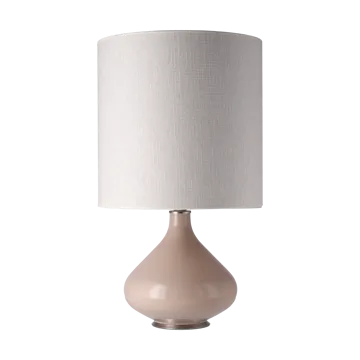Lampe de table Flavia, base beige - Babel Beige M - Flavia Lamps