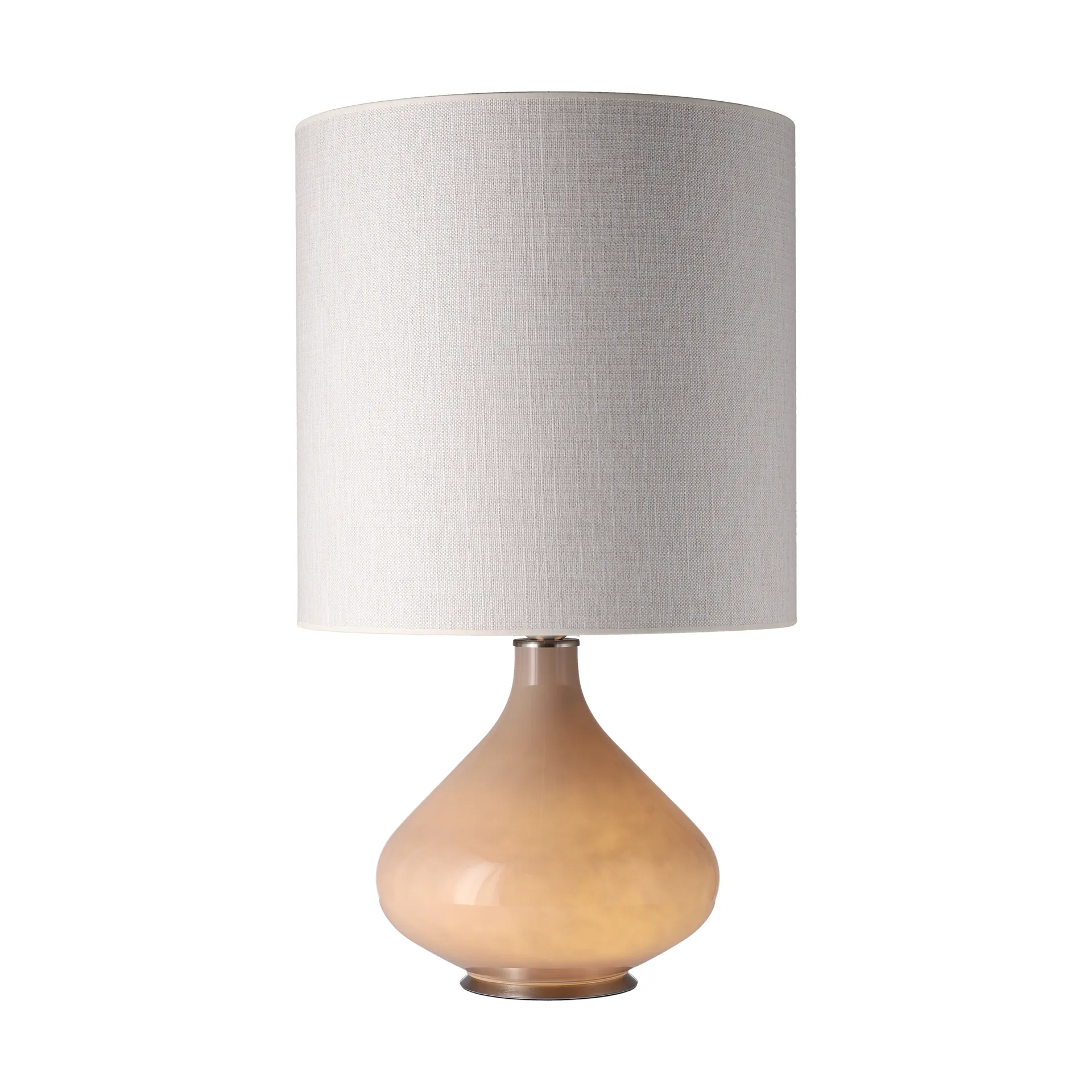 Lampe de table Flavia, base beige, Babel Beige M Flavia Lamps