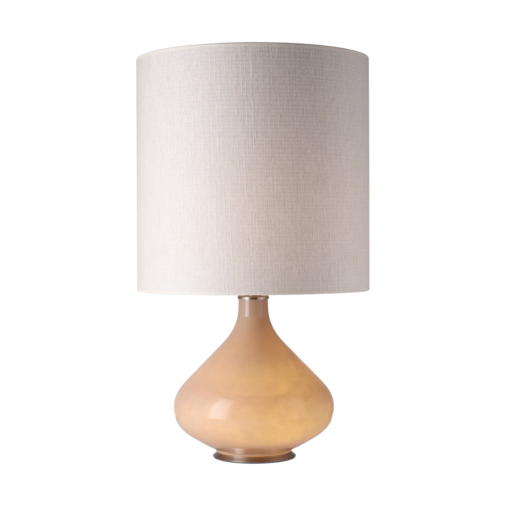 Lampe de table Flavia, base beige, Babel Beige M Flavia Lamps