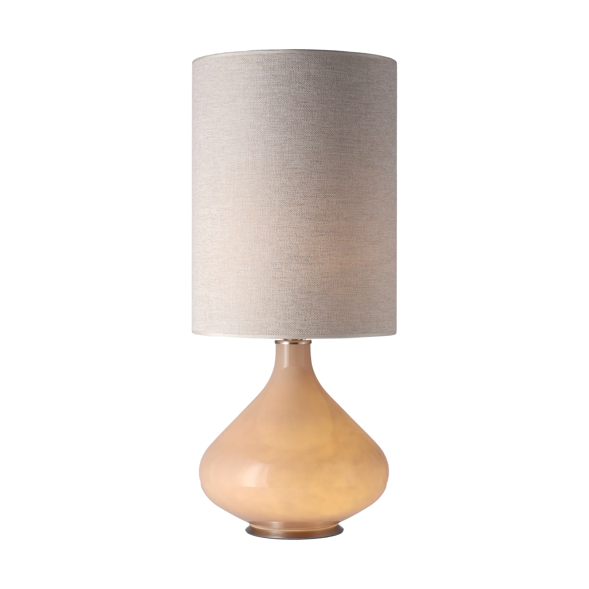 Lampe de table Flavia, base beige, London Beige L Flavia Lamps