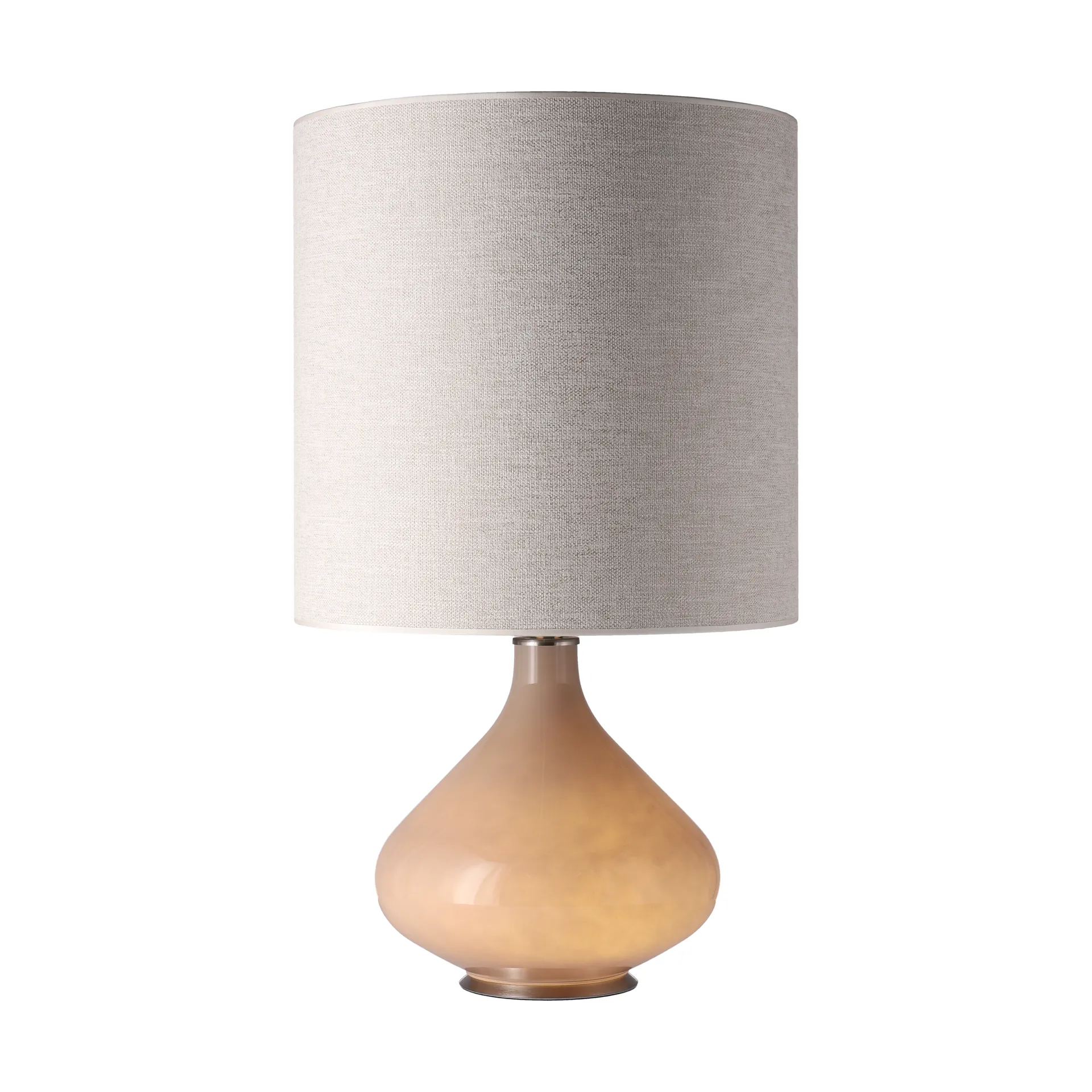 Lampe de table Flavia, base beige, London Beige M Flavia Lamps