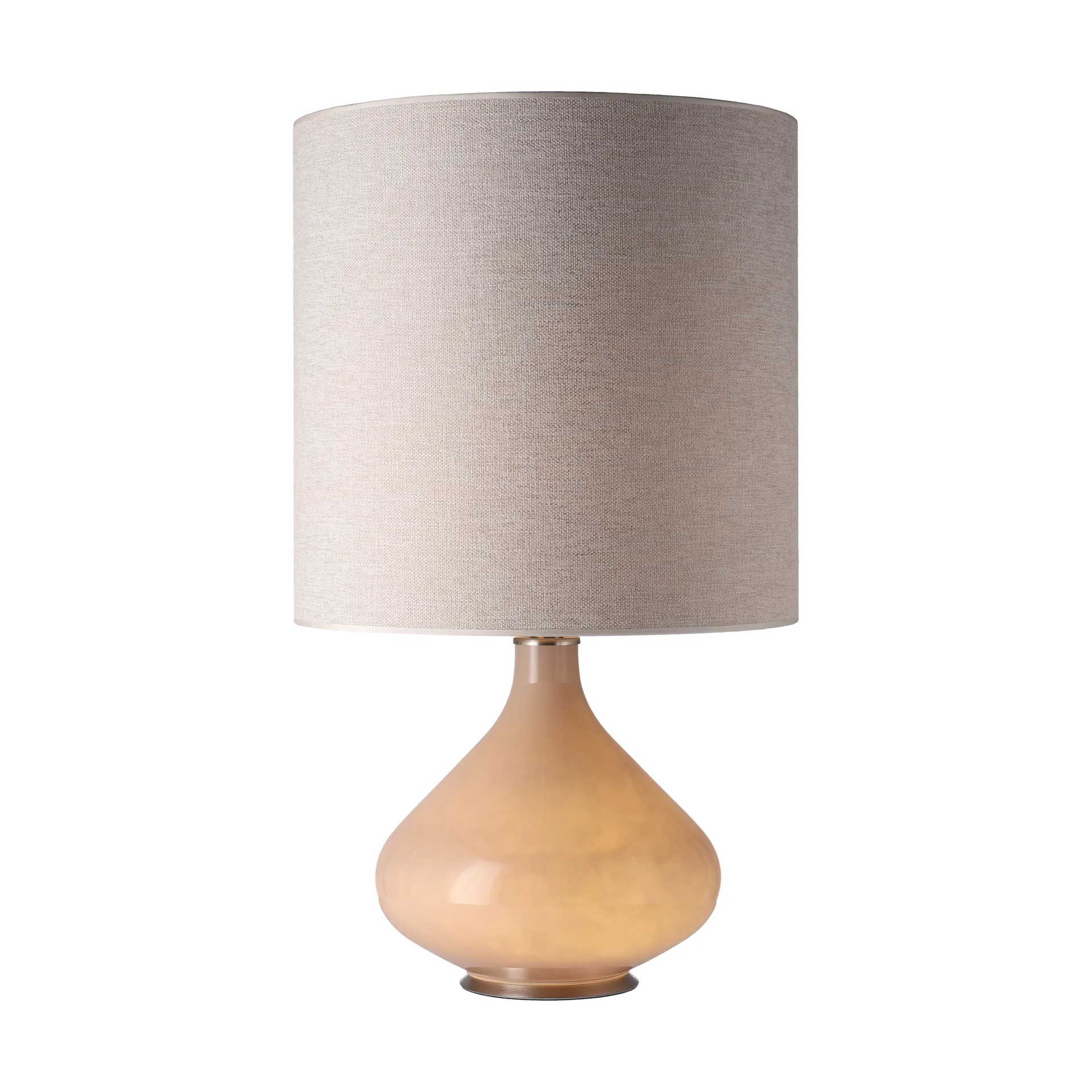 Lampe de table Flavia, base beige, London Beige M Flavia Lamps