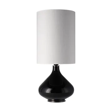 Lampe de table Flavia, base noire - Babel Beige L - Flavia Lamps