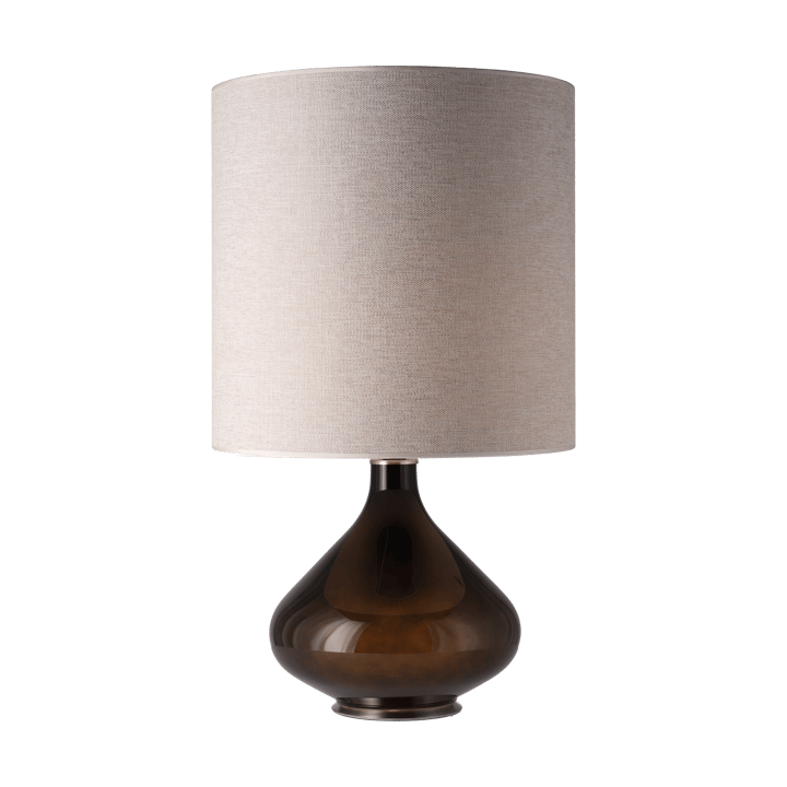 Lampe de table Flavia, base noire, London Beige M Flavia Lamps