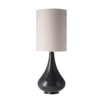Lampe de table Renata, base grise - Milano Tostado L - Flavia Lamps