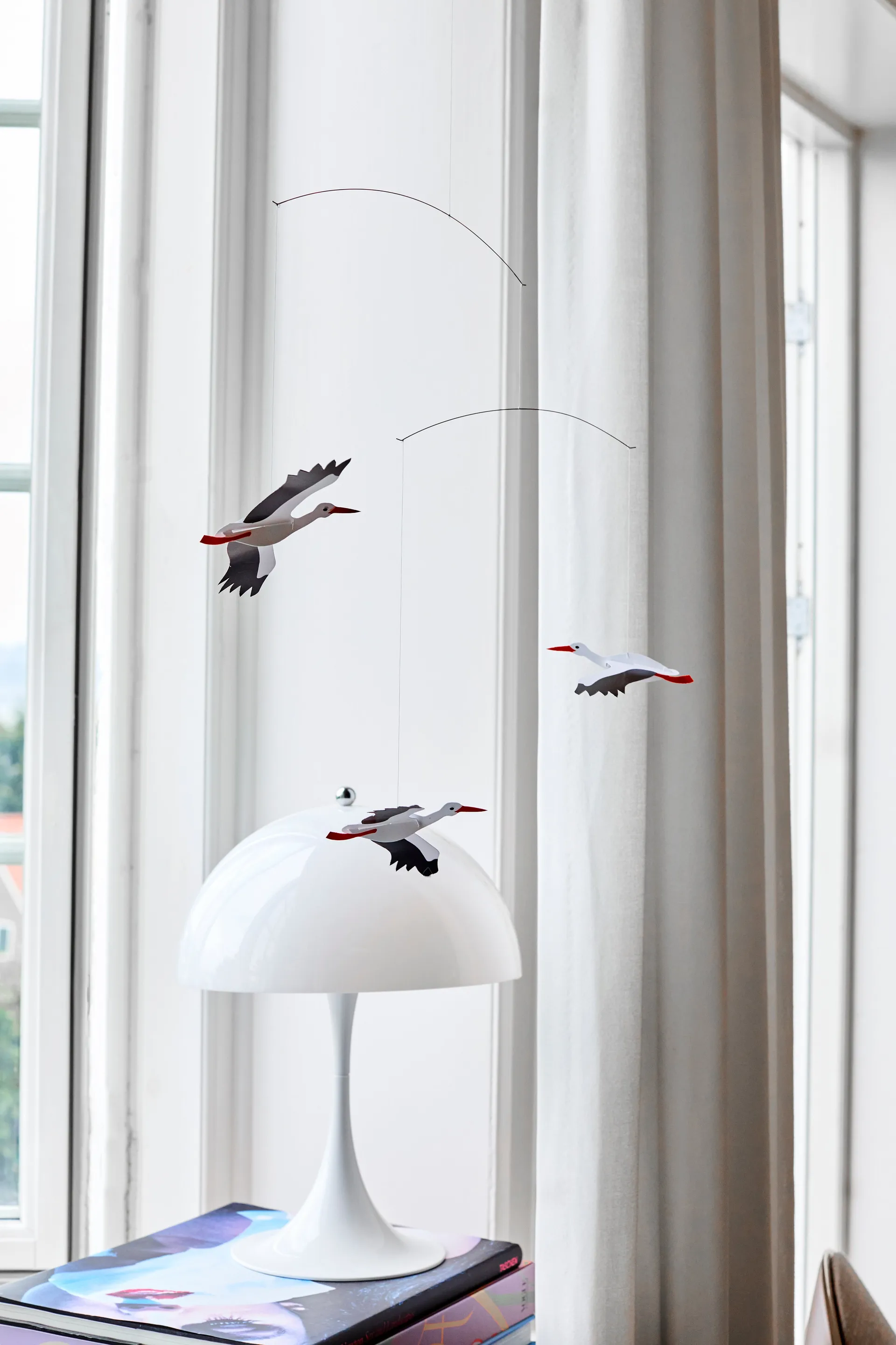 Mobile Lucky storks, multicolore Flensted Mobiles