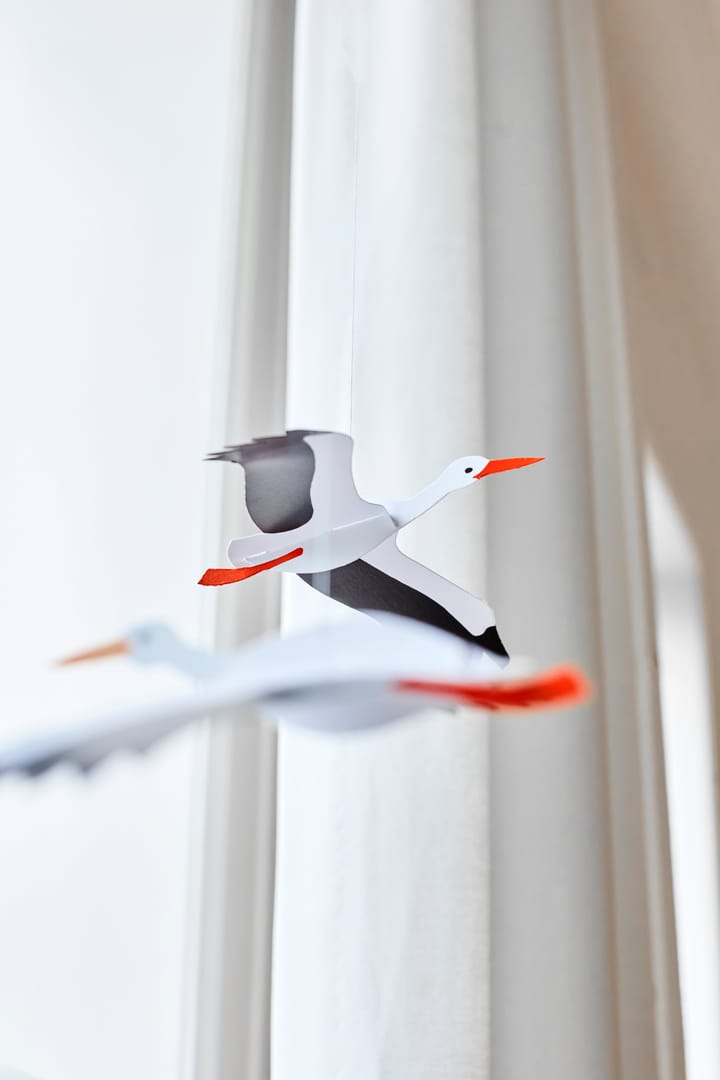 Mobile Lucky storks, multicolore Flensted Mobiles
