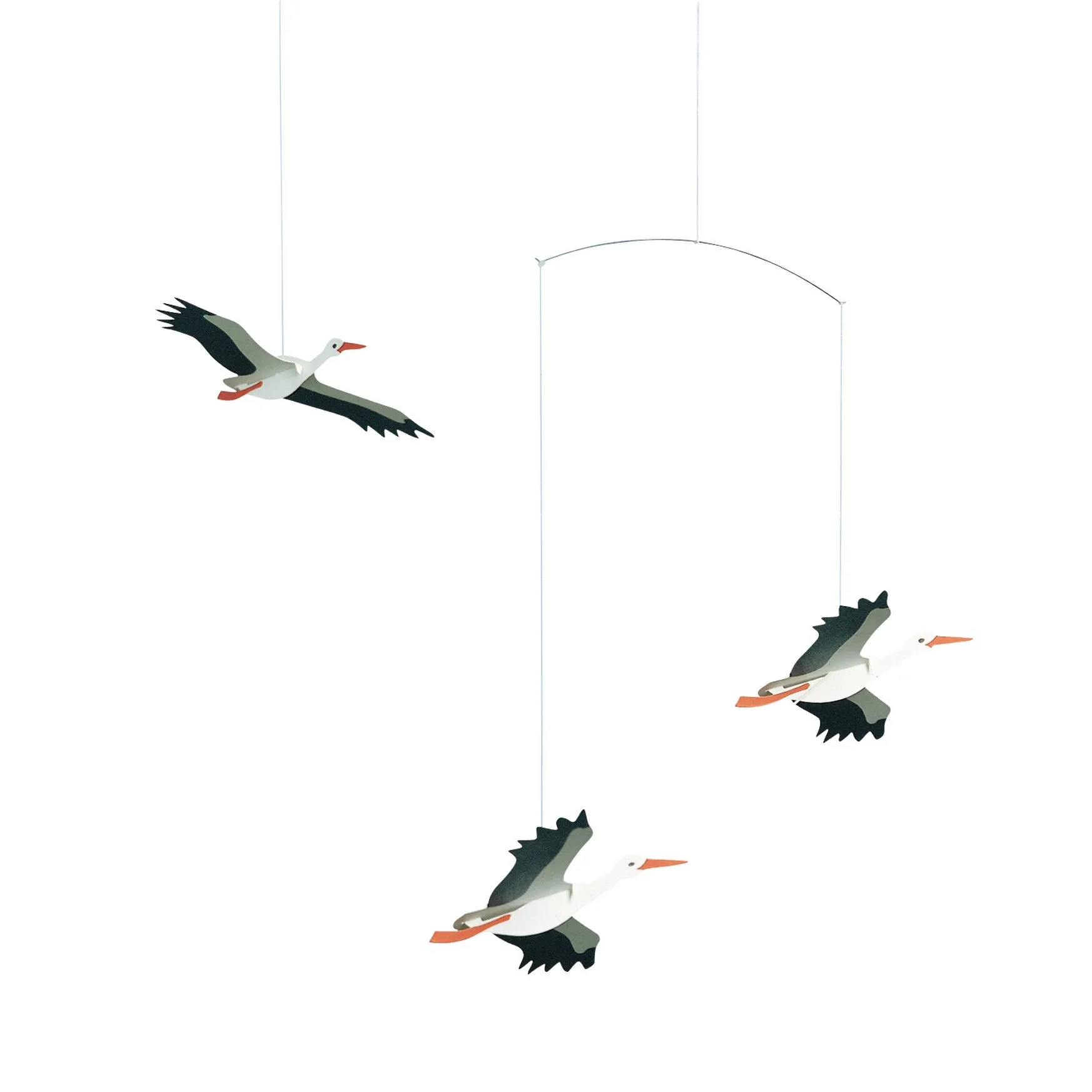 Mobile Lucky storks, multicolore Flensted Mobiles