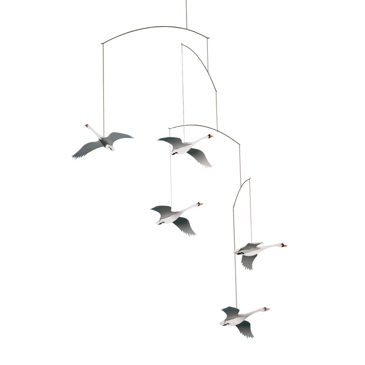Mobile Scandinavian swans - multicolore - Flensted Mobiles