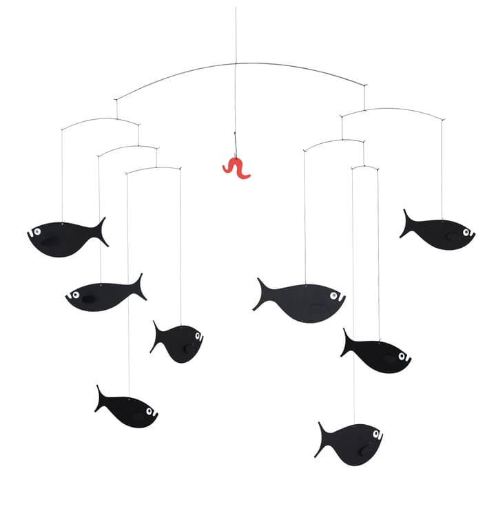 Mobile Shoal of fish, noir Flensted Mobiles