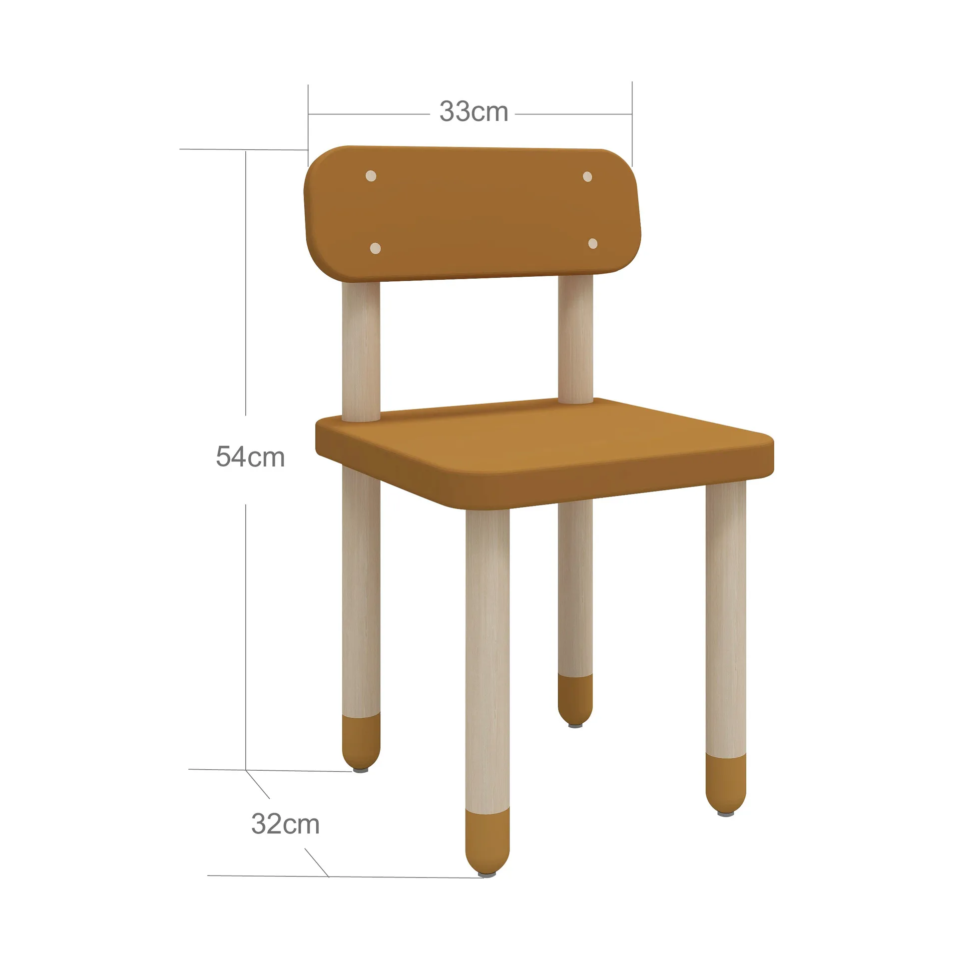 Chaise Dots, Jaune FLEXA