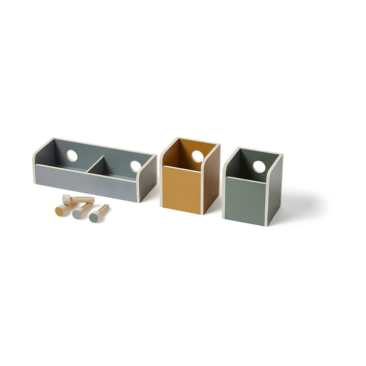Ensemble de rangement Play, 3 pièces - Multi - FLEXA