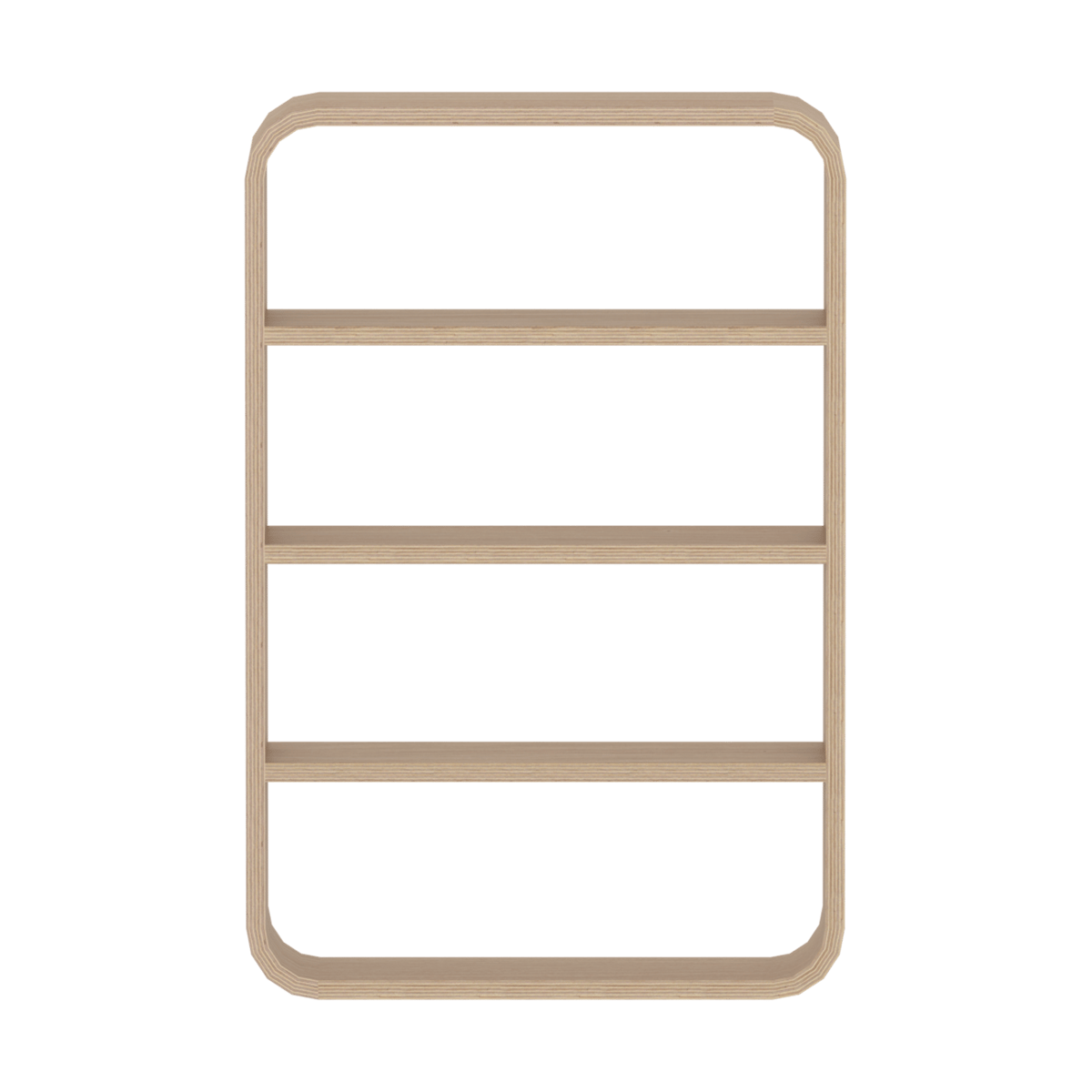 FLEXA Étagère murale Nova 50x83 cm Placage de chêne