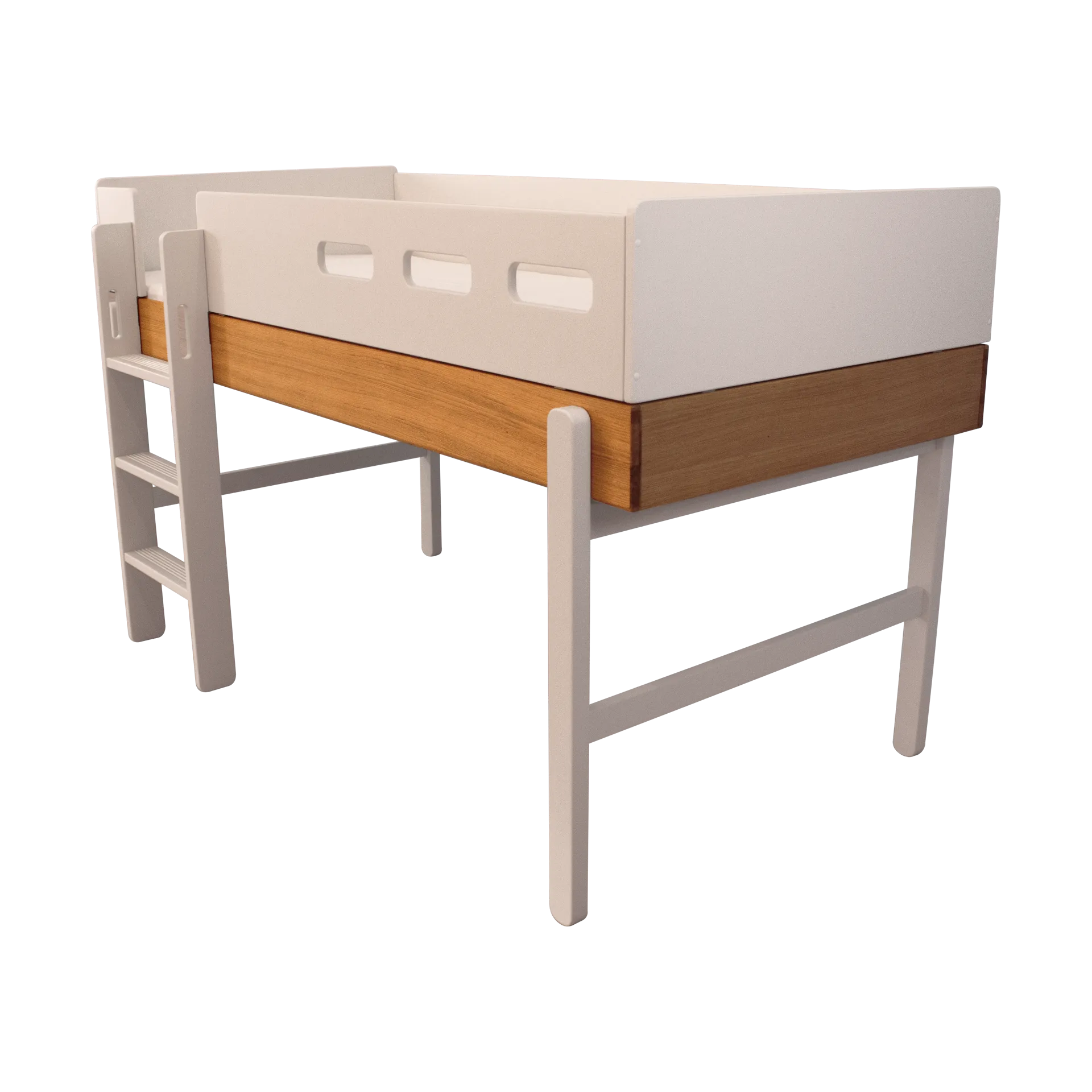 Lit haut Popsicle, Chêne-cream FLEXA