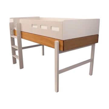 Lit haut Popsicle - Chêne-cream - FLEXA