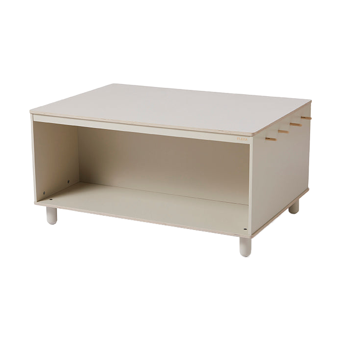 FLEXA Table de jeu Play 70x100 cm Gris