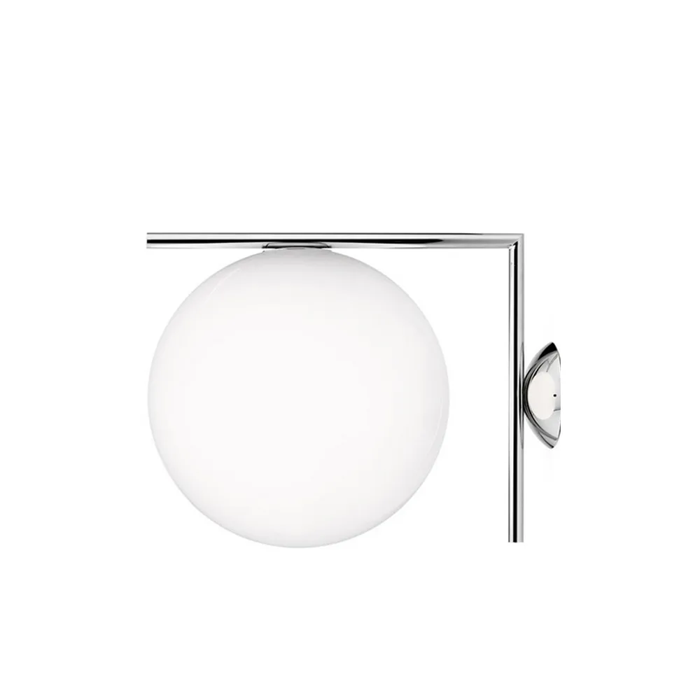 Applique murale IC lights C/W1, Chrome-opale Flos