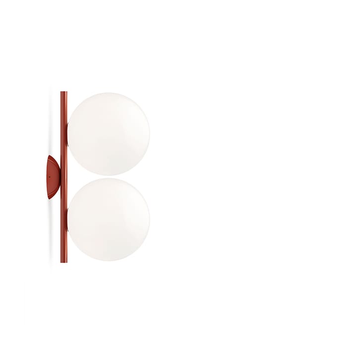 Applique murale IC lights C/W1 Double - Bordeaux-opale - Flos