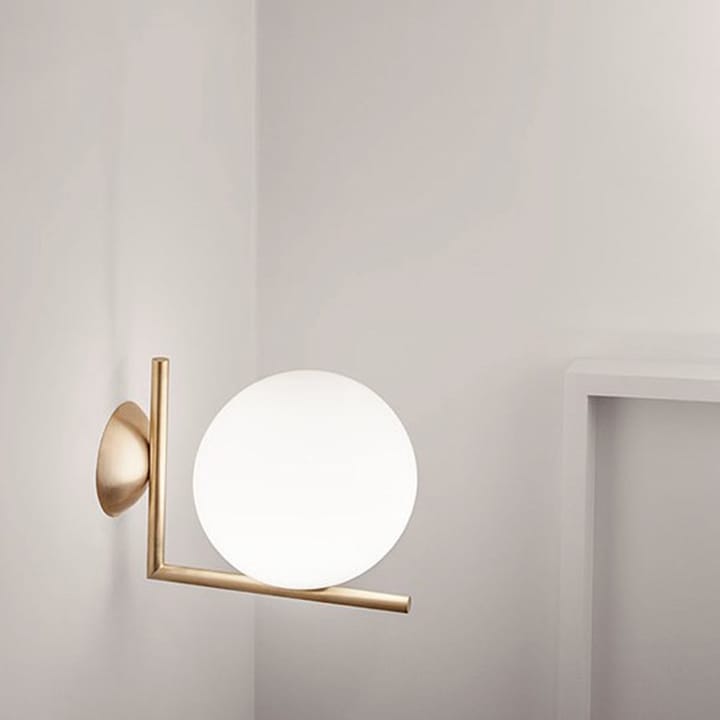 Applique murale IC lights C/W2, Noir-opale Flos