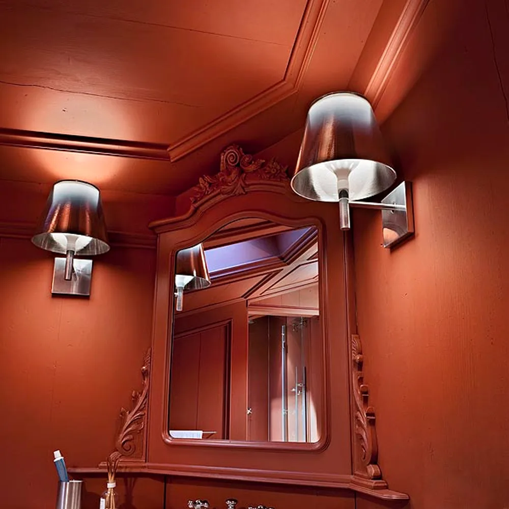 Applique murale KTribe W, Abat-jour en aluminium et textile Flos