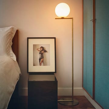 Lampadaire IC Lights F2 - Laiton brossé-opale - Flos