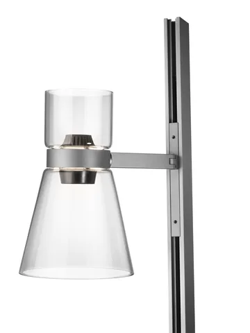 Lampadaire Nocturne F1 Cone - argent - Flos