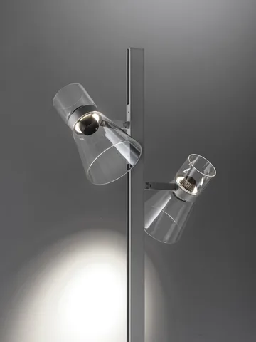 Lampadaire Nocturne F2 Cone - argent - Flos