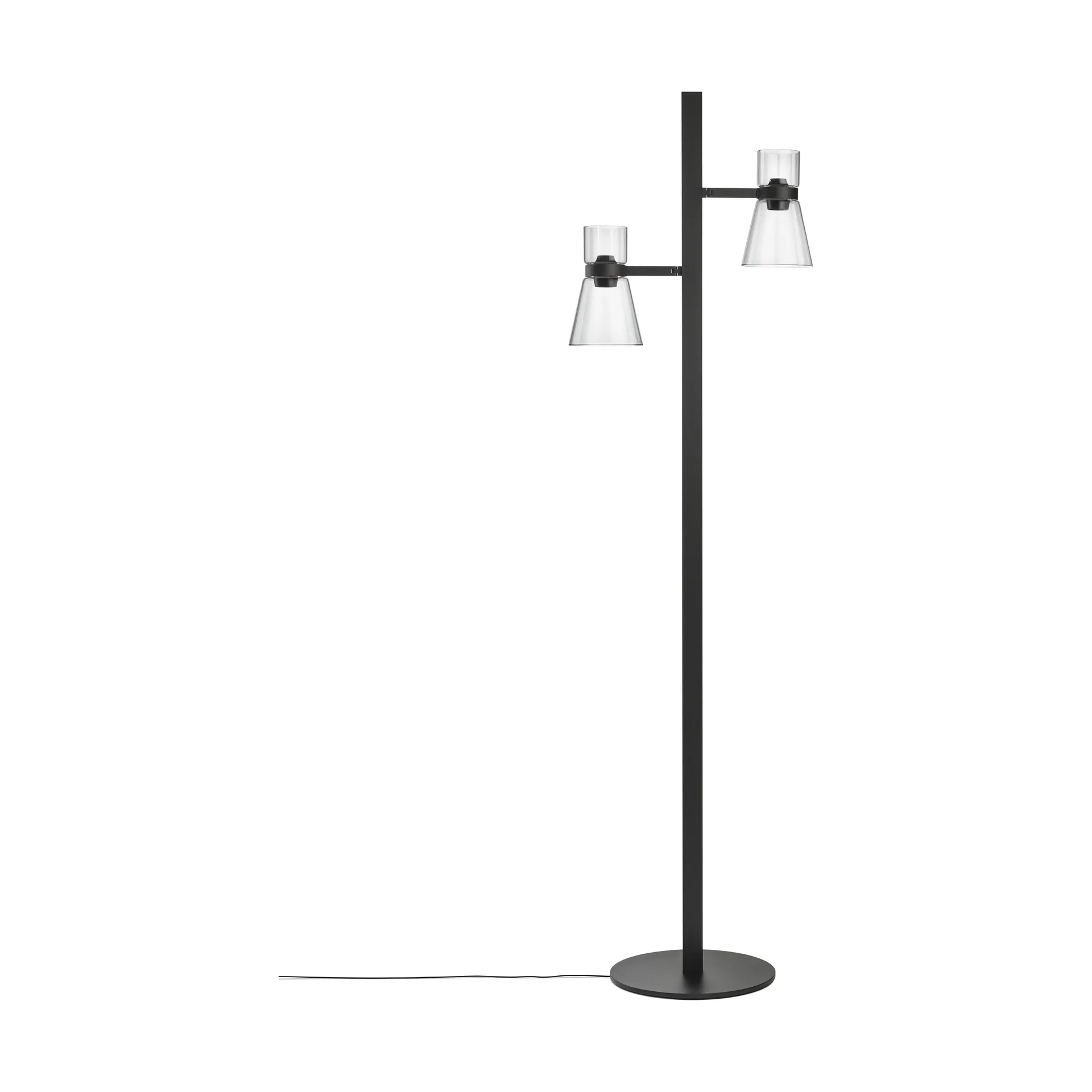 Lampadaire Nocturne F2 Cone - noir,  Flos