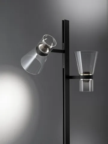 Lampadaire Nocturne F2 Cone - noir - Flos
