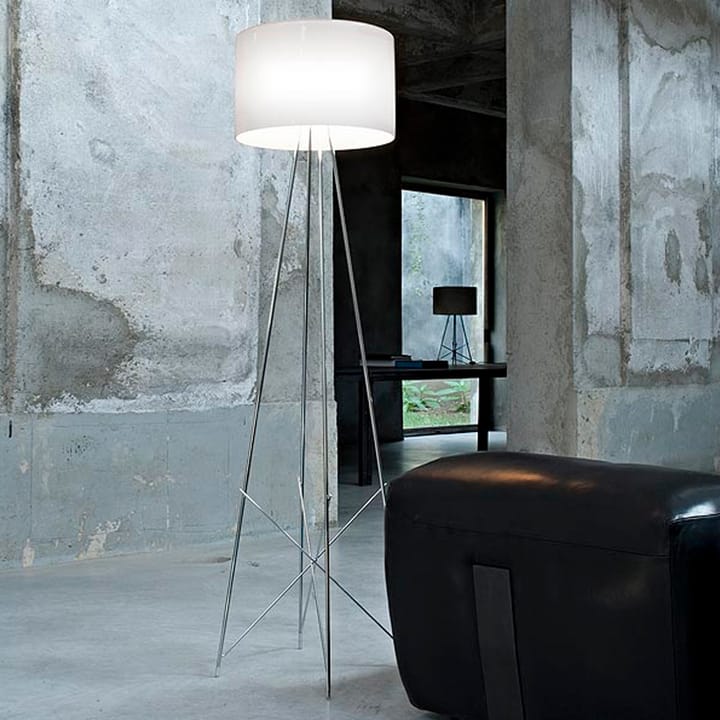 Lampadaire Ray F2, Noir-chrome Flos