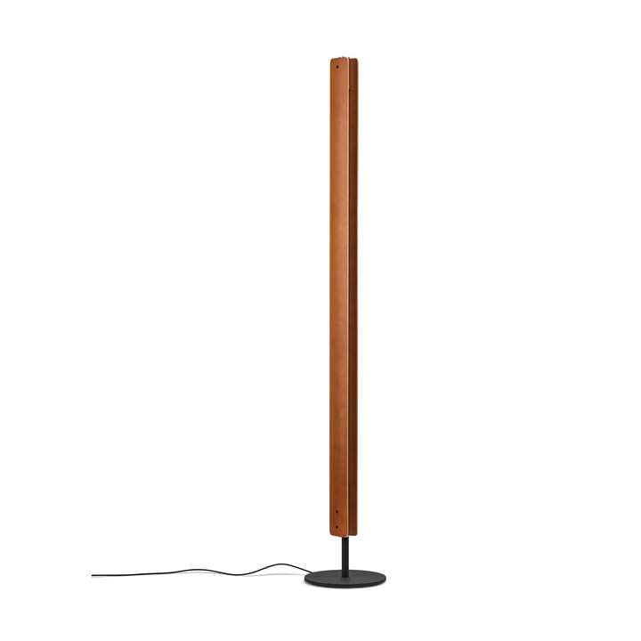 Lampadaire Seki-han 226 cm, Heat treatened ash-black metal Flos