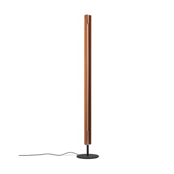 Lampadaire Seki-han 226 cm - Heat treatened ash-black metal - Flos