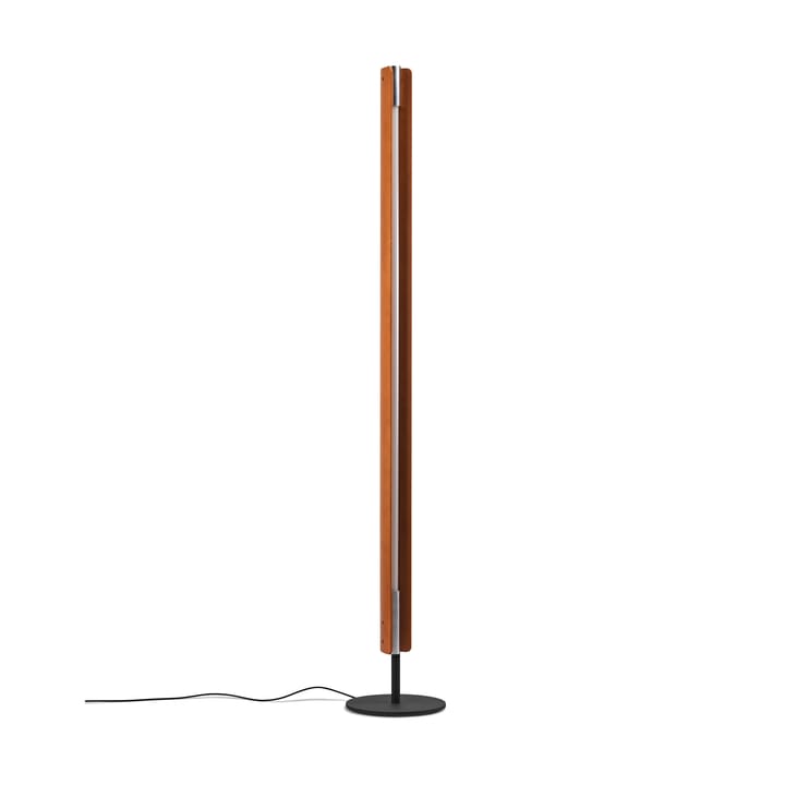 Lampadaire Seki-han 226 cm, Heat treatened ash-black metal Flos