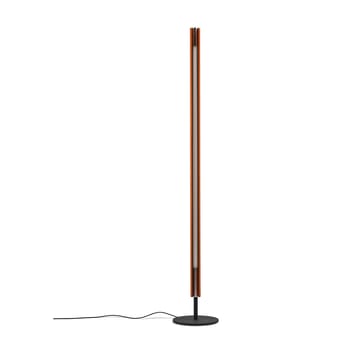 Lampadaire Seki-han 226 cm - Heat treatened ash-black metal - Flos