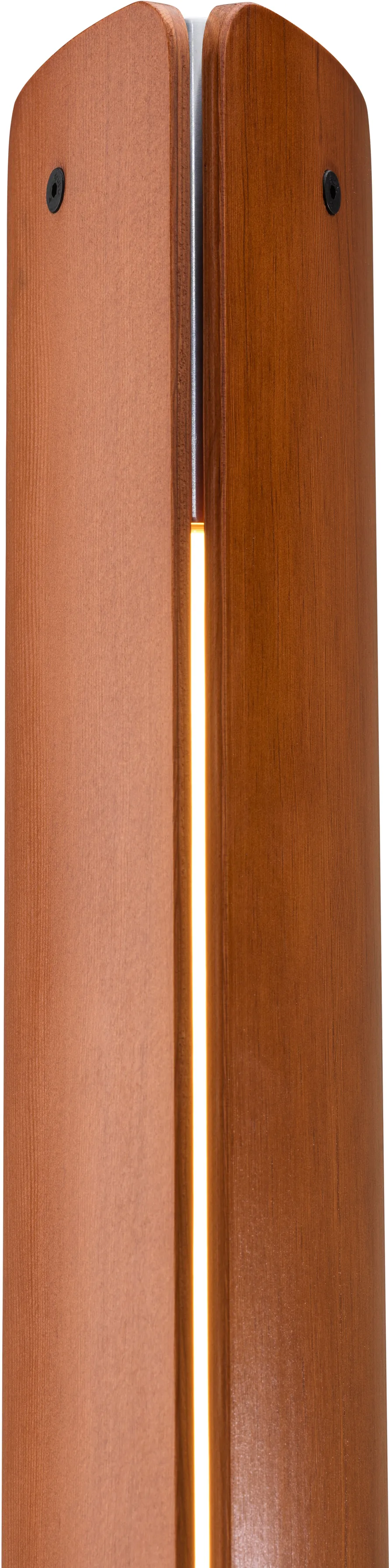 Lampadaire Seki-han 226 cm, Heat treatened ash-black metal Flos