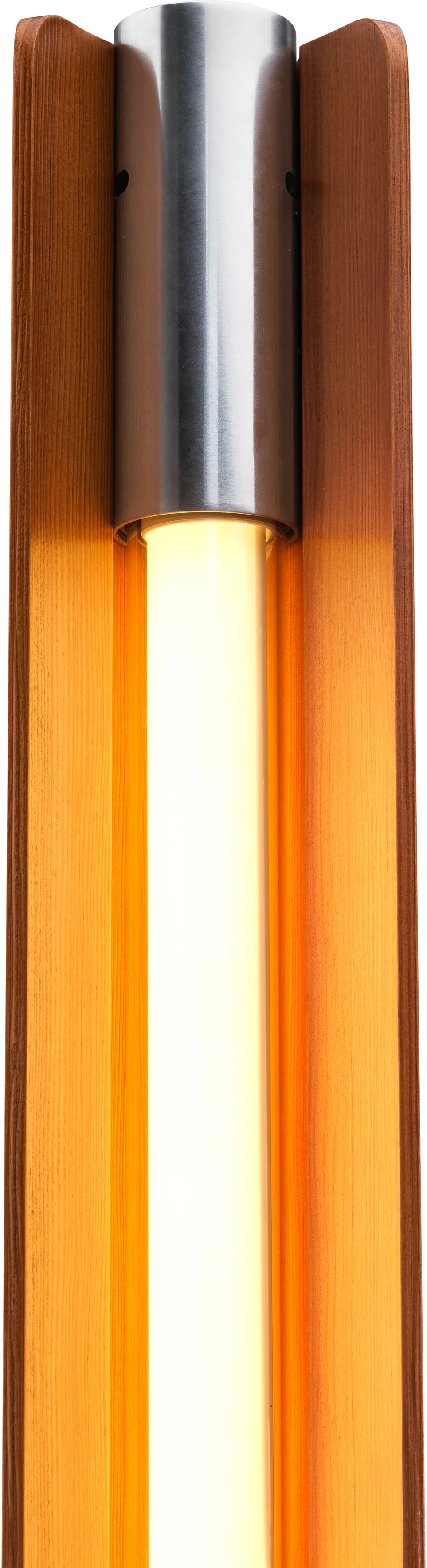 Lampadaire Seki-han 226 cm, Heat treatened ash-black metal Flos