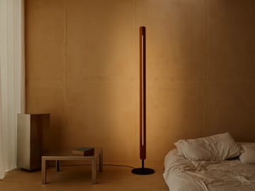 Lampadaire Seki-han 226 cm - Heat treatened ash-black metal - Flos