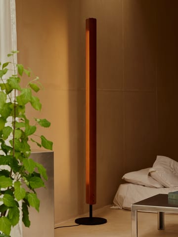 Lampadaire Seki-han 226 cm - Heat treatened ash-black metal - Flos