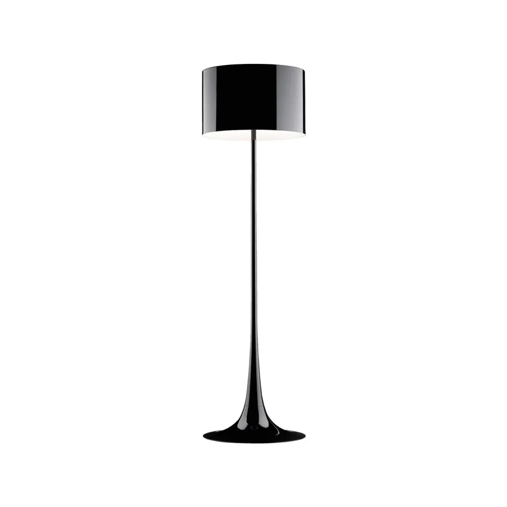 Lampadaire Spun Light F, Noir Flos