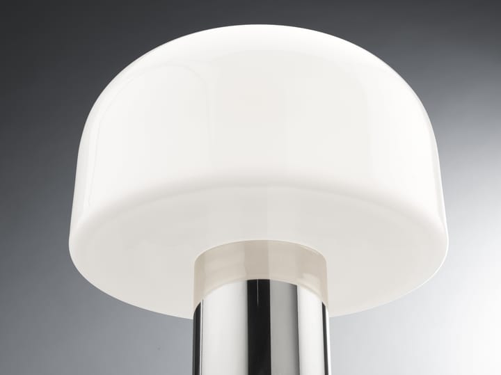 Lampe de table Bellhop Glass T, Bright aluminum Flos