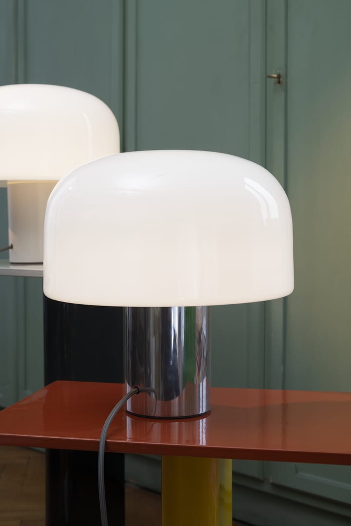 Lampe de table Bellhop Glass T, Bright aluminum Flos