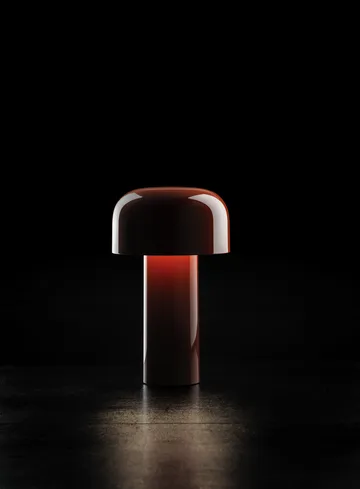 Lampe de table Bellhop portable - Brick red, IP54 (intérieur/extérieur) - Flos