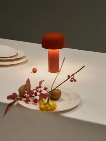 Lampe de table Bellhop portable - Brick red, IP54 (intérieur/extérieur) - Flos