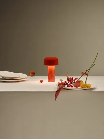 Lampe de table Bellhop portable - Brick red, IP54 (intérieur/extérieur) - Flos