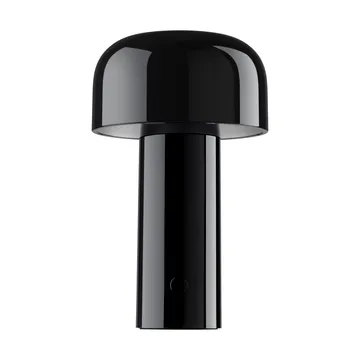 Lampe de table Bellhop portable - Noir brillant, IP54 (intérieur/extérieur) - Flos