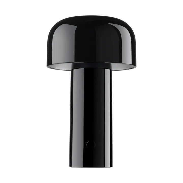 Lampe de table Bellhop portable - Noir brillant, IP54 (intérieur/extérieur) - Flos