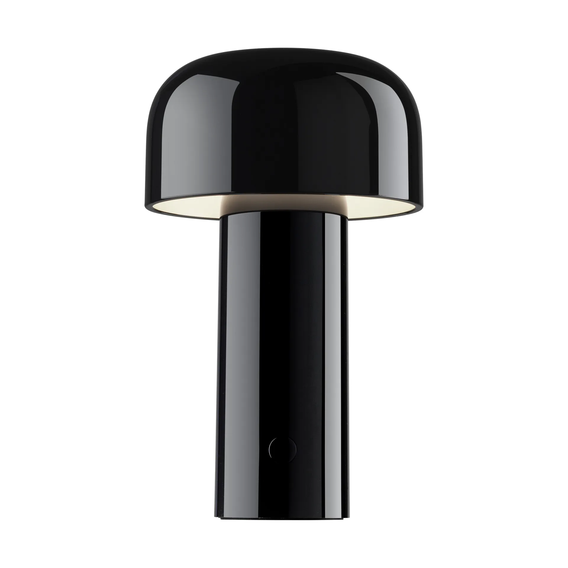 Lampe de table Bellhop portable, Noir brillant, IP54 (intérieur/extérieur) Flos