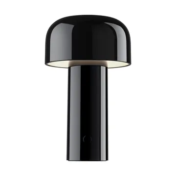 Lampe de table Bellhop portable - Noir brillant, IP54 (intérieur/extérieur) - Flos