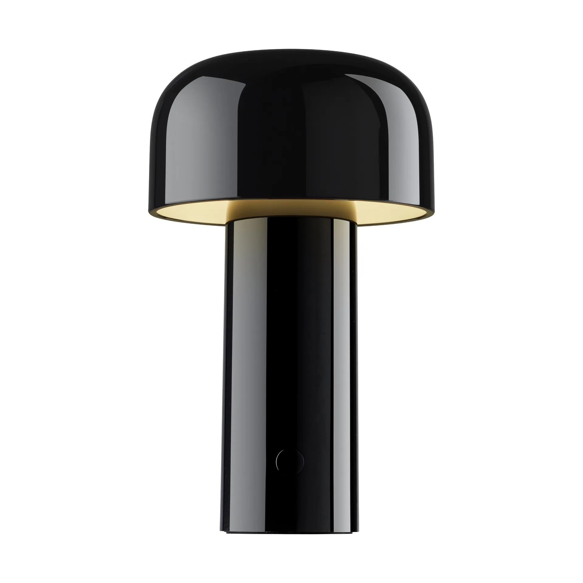 Lampe de table Bellhop portable, Noir brillant, IP54 (intérieur/extérieur) Flos